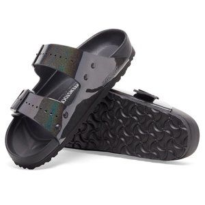 RICK OWENS x Birkenstock Women Arizona Iridescent Patent Leather Sandals Size 36